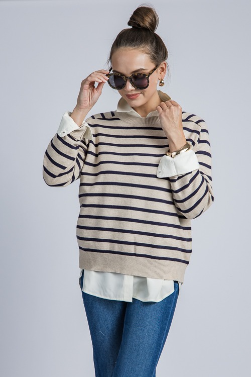 Boat Neck Stripe Sweater, Sage - 4K7A0169.jpg