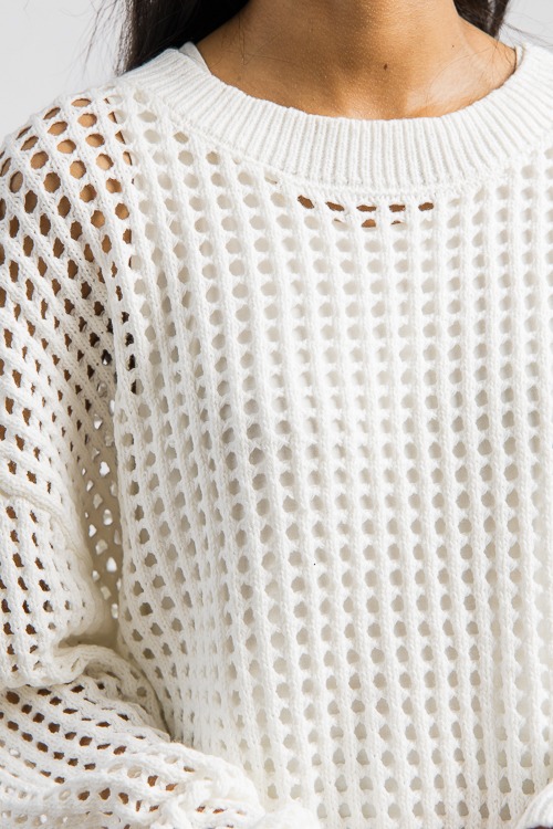 Solid Open Weave Sweater, White - 4K7A0595h.jpg