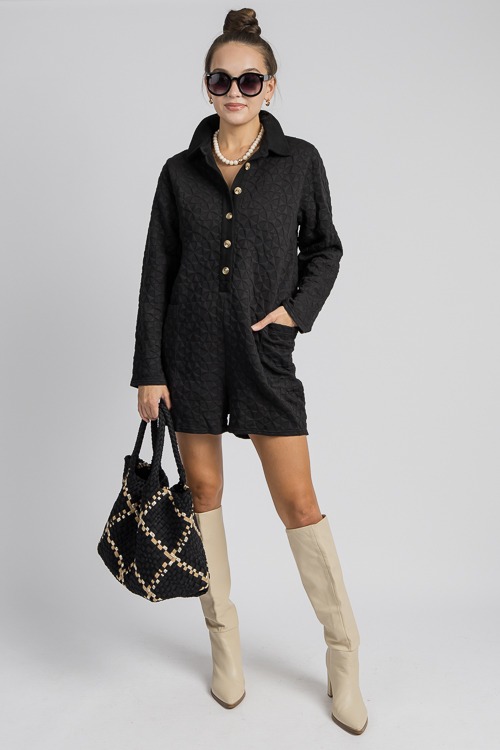 Texture Knit Romper, Black - 4K7A0667p.jpg