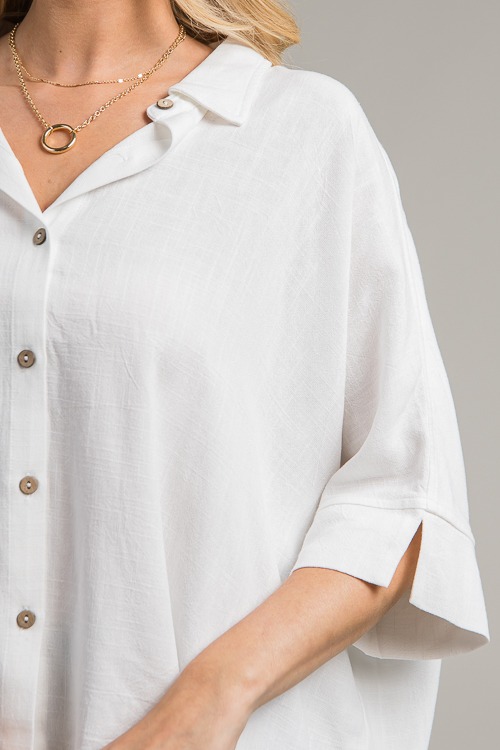 Oversized Linen Shirt, Ivory - 4K7A1043.jpg