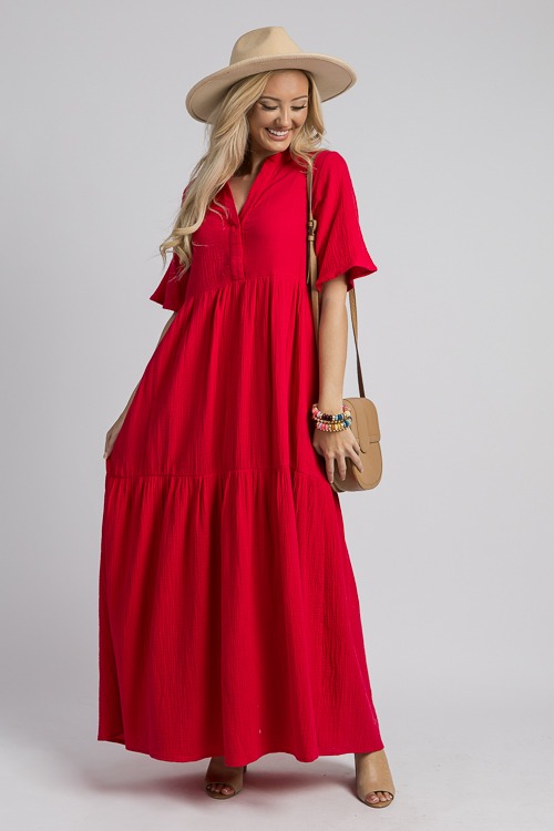 Jana Gauze Maxi, Cherry Red - 4K7A1361.jpg