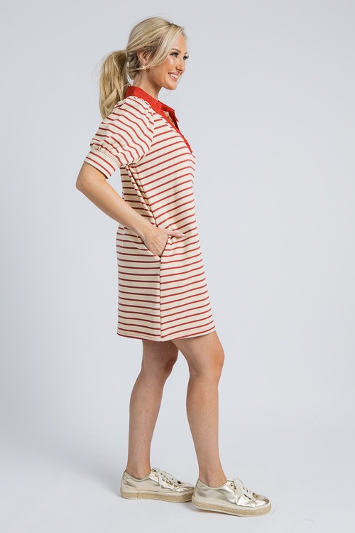 Pamela Stripe Dress, Rust Ecru - 4K7A1625.jpg