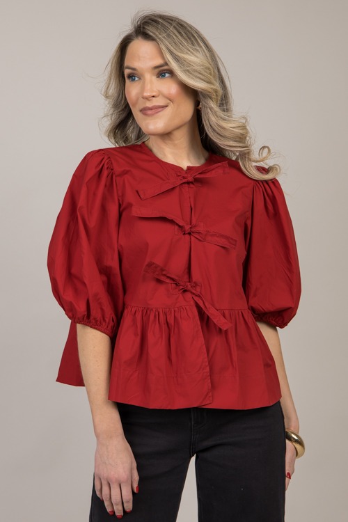 Triple Tie Peplum Top, Scarlet - 4K7A1737h.jpg