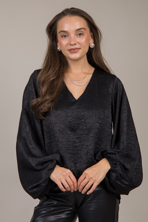 Tianna Satin Blouse, Black - 4K7A2120.jpg