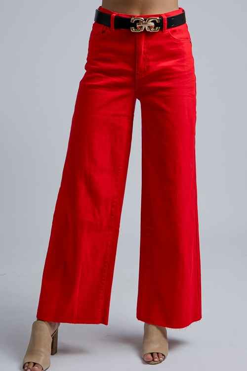 Raw Hem Wide Leg Pants, Red - 4K7A2282p.jpg