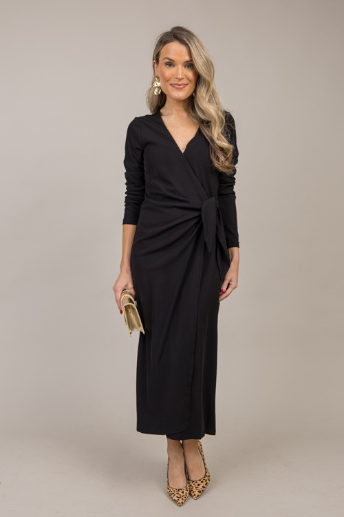 Rib Knit Wrap Midi, Black - 4K7A2294.jpg