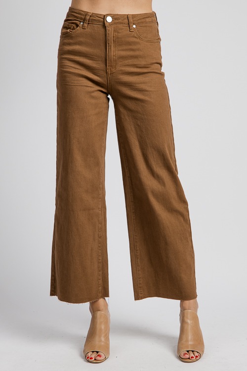 Raw Hem Wide Leg Pants, Coffee - 4K7A5525p.jpg