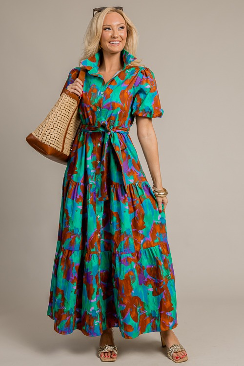 Painted Button Up Maxi, Brown/Green - 4K7A8870p.jpg