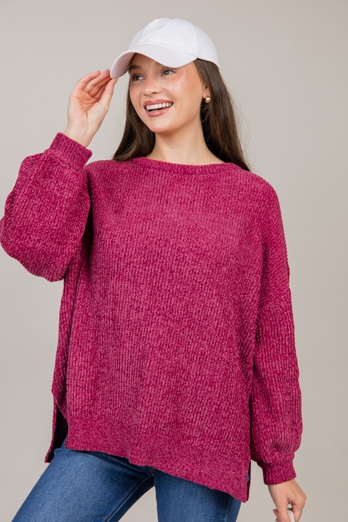 Macy Chenille Pullover, Magenta - 4K7A9328.jpg