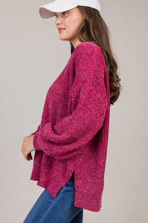 Macy Chenille Pullover, Magenta - 4K7A9337.jpg