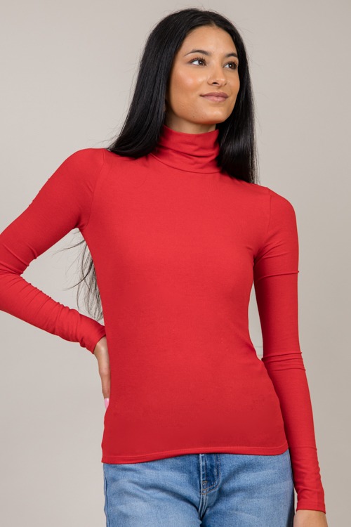 Simple Turtleneck Top, Red - 4K7A9646-Edit.jpg