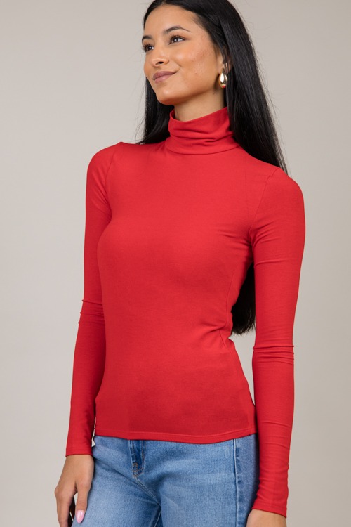 Simple Turtleneck Top, Red - 4K7A9652-Edit.jpg