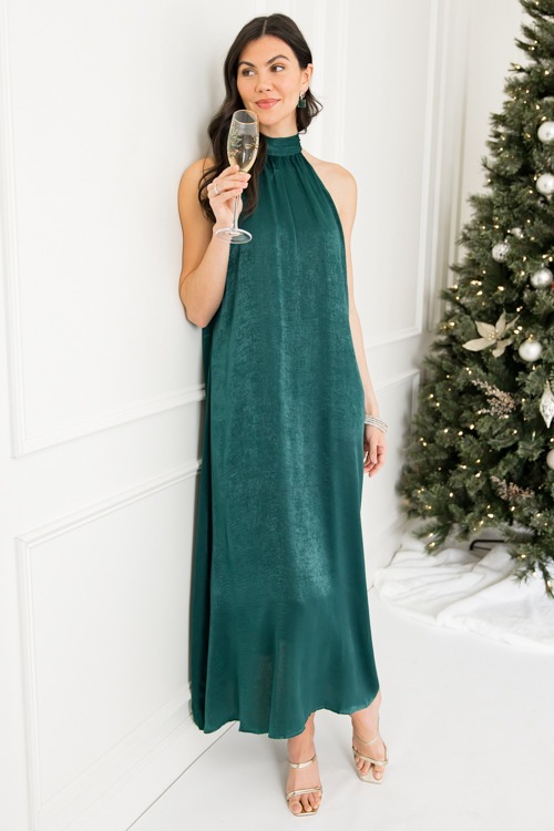 Satin Halter Maxi, H. Green - 4K7A9997.jpg