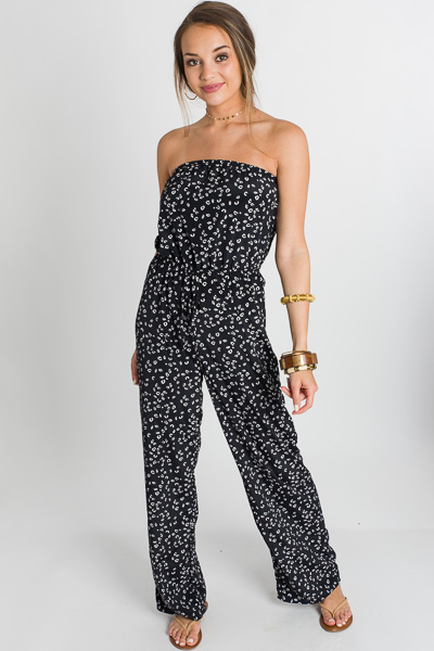 Panther Jumpsuit, Black - Rompers / Jumpsuits - The Blue Door Boutique