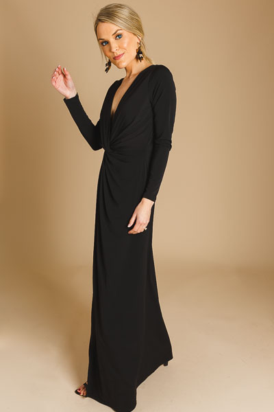 Love Me Knot Maxi, Black - Holiday - The Blue Door Boutique